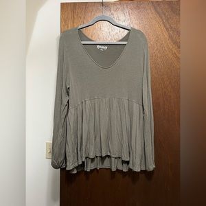 MUDD BABY DOLL LONG SLEEVE